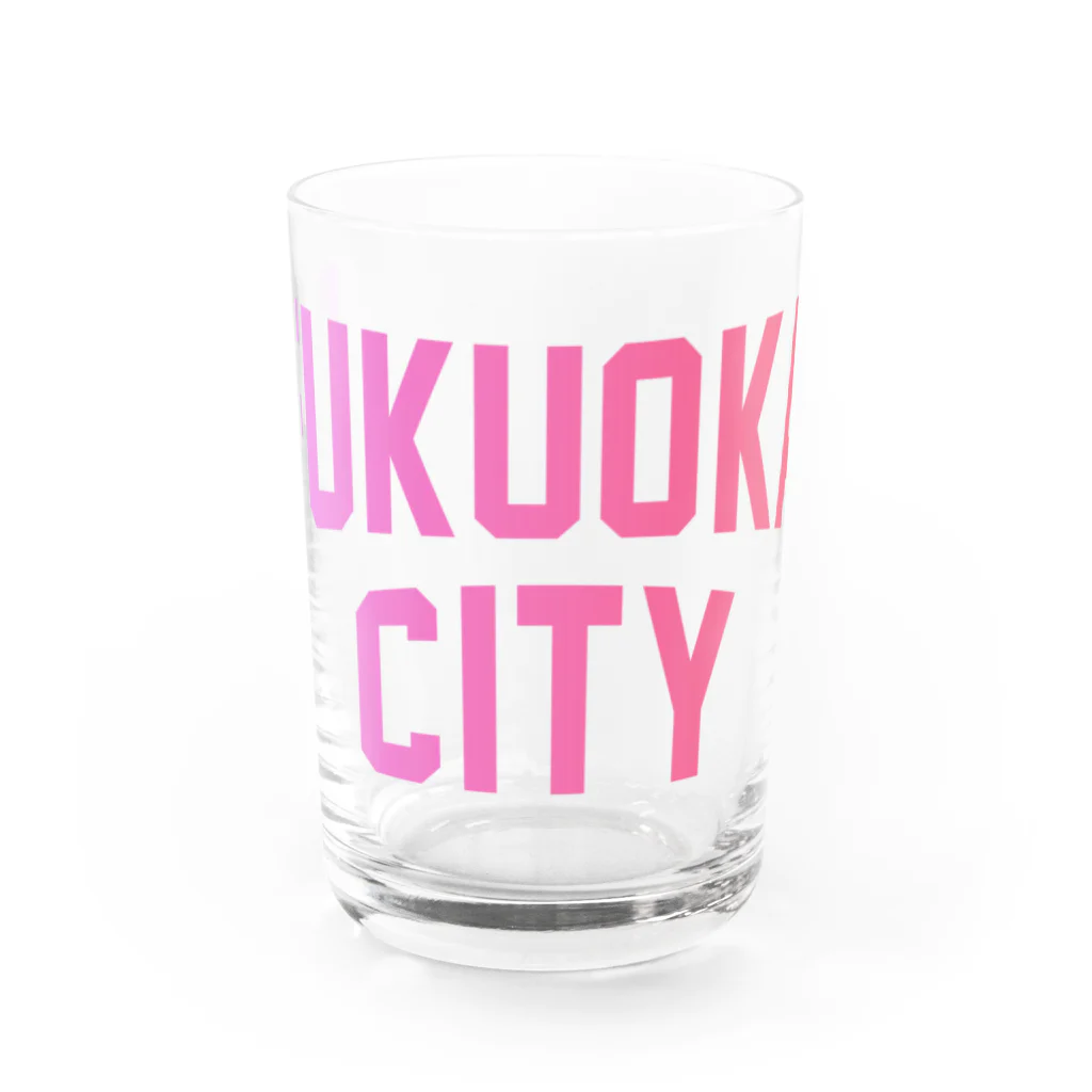 JIMOTO Wear Local Japanの福岡市 FUKUOKA CITY Water Glass :front