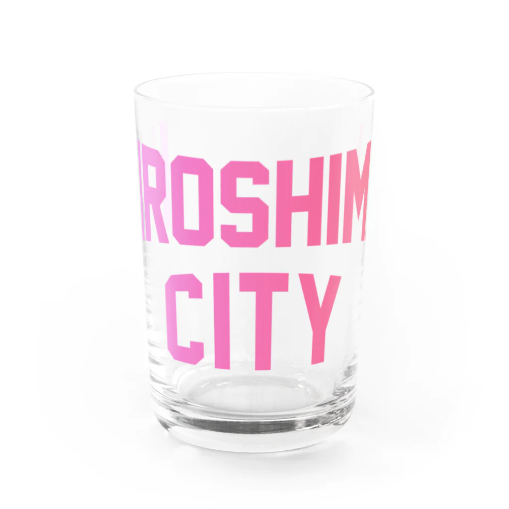 JIMOTOE Wear Local Japanの広島市 HIROSHIMA CITY Water Glass :front