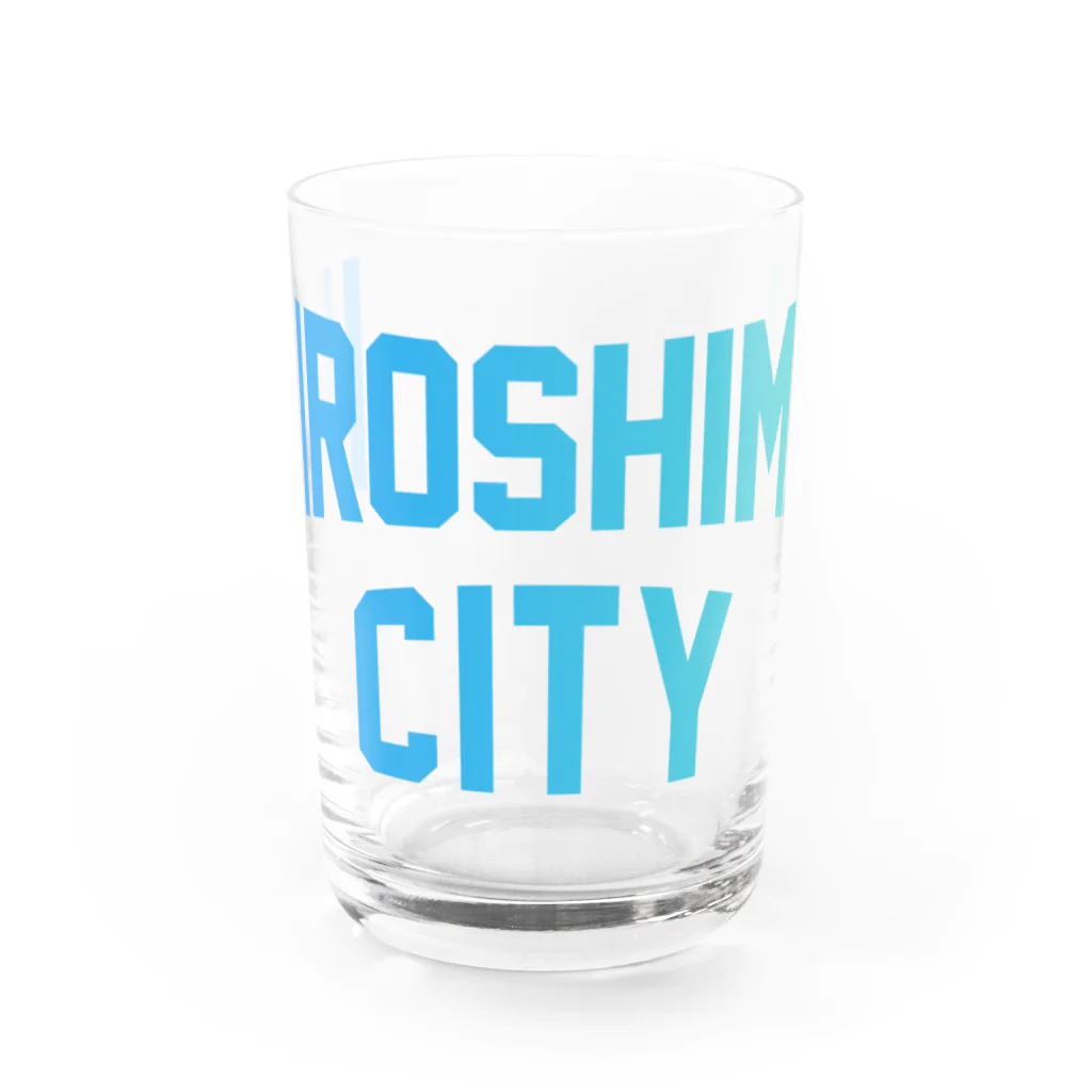 JIMOTO Wear Local Japanの広島市 HIROSHIMA CITY Water Glass :front