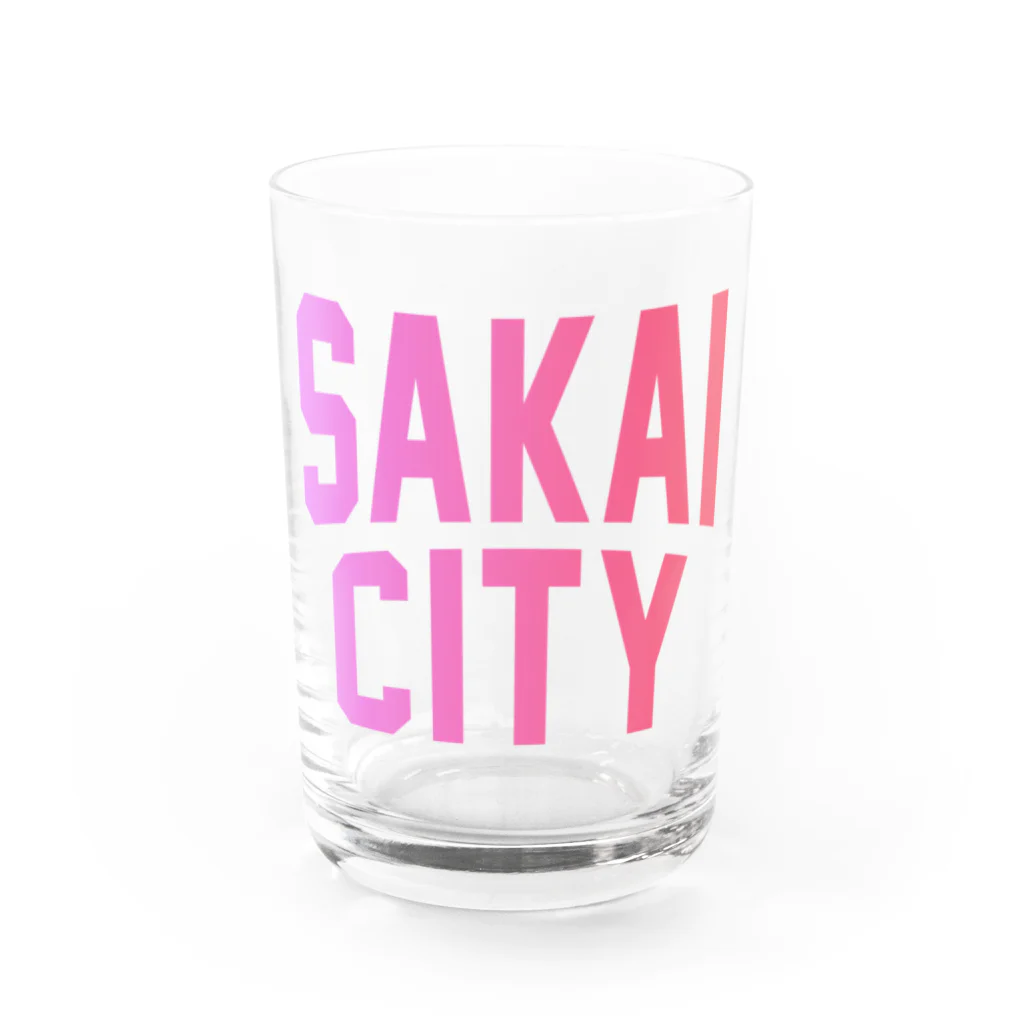 JIMOTOE Wear Local Japanの堺市 SAKAI CITY Water Glass :front