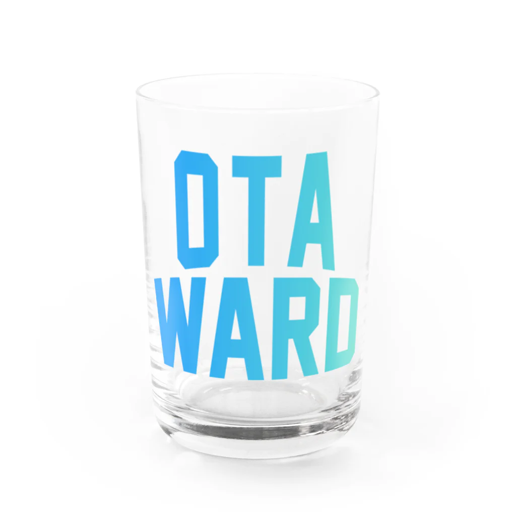 JIMOTOE Wear Local Japanの大田区 OTA WARD Water Glass :front