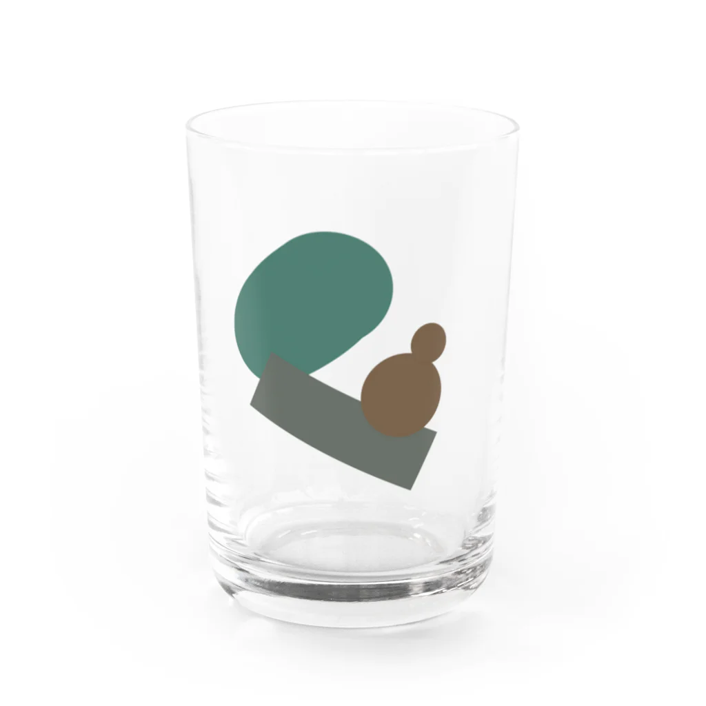 setsuna_のくすんだカラー Water Glass :front