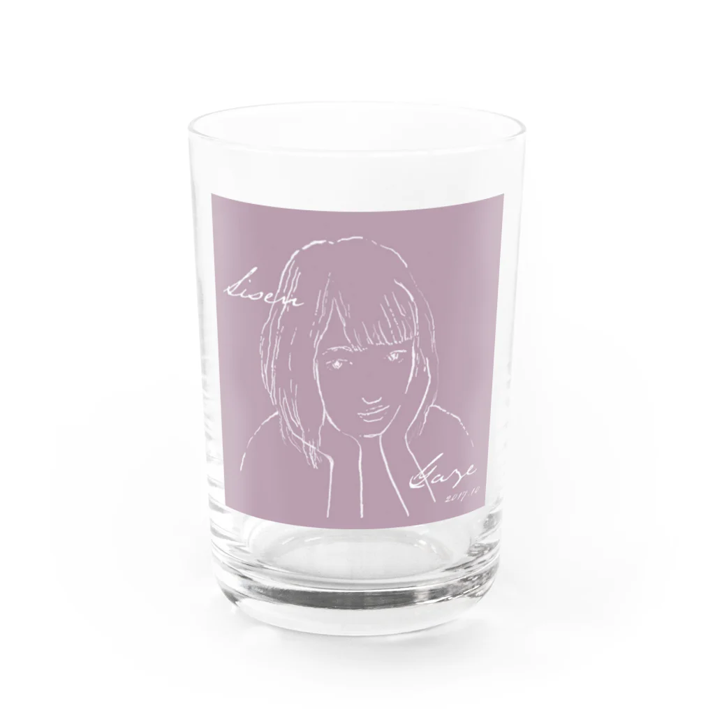 _F_U_T_A_N_J_I_の視線Tシャツ Water Glass :front