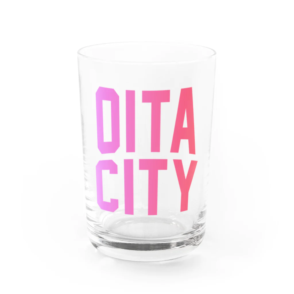 JIMOTOE Wear Local Japanの大分市 OITA CITY Water Glass :front