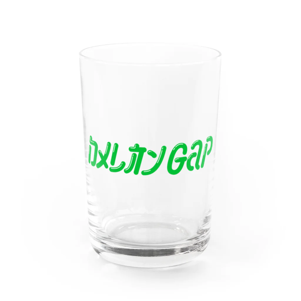 Balloon Inc.のカメレオン・ギャップ ロゴ Water Glass :front