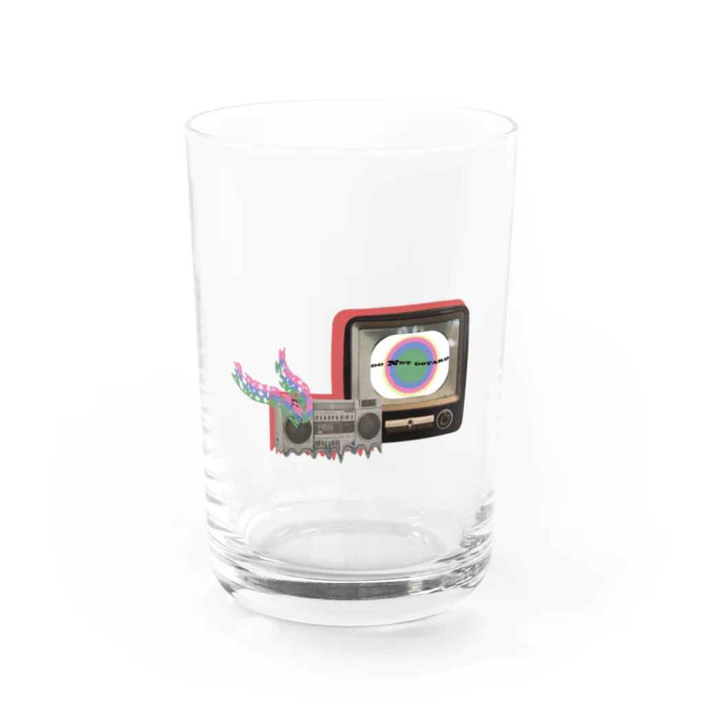 haruchiiiのTVRadio Water Glass :front