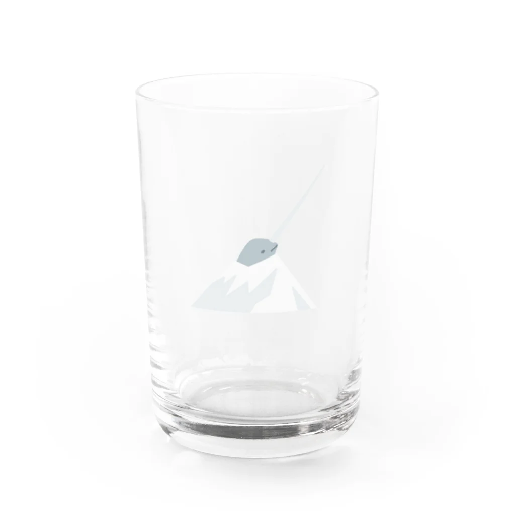 十分に広い店の氷山の一角 Water Glass :front