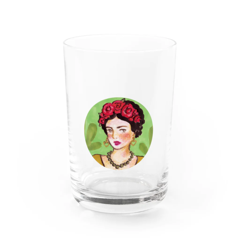 Bureau de Quanaetのフリーダ・カーロ Water Glass :front