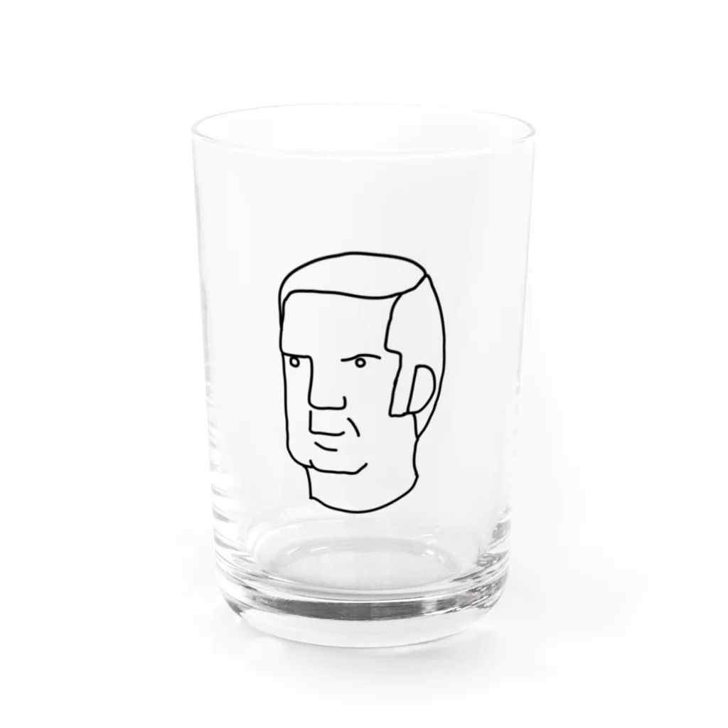 ぶっ飛びの店のシンプルダンディー Water Glass :front