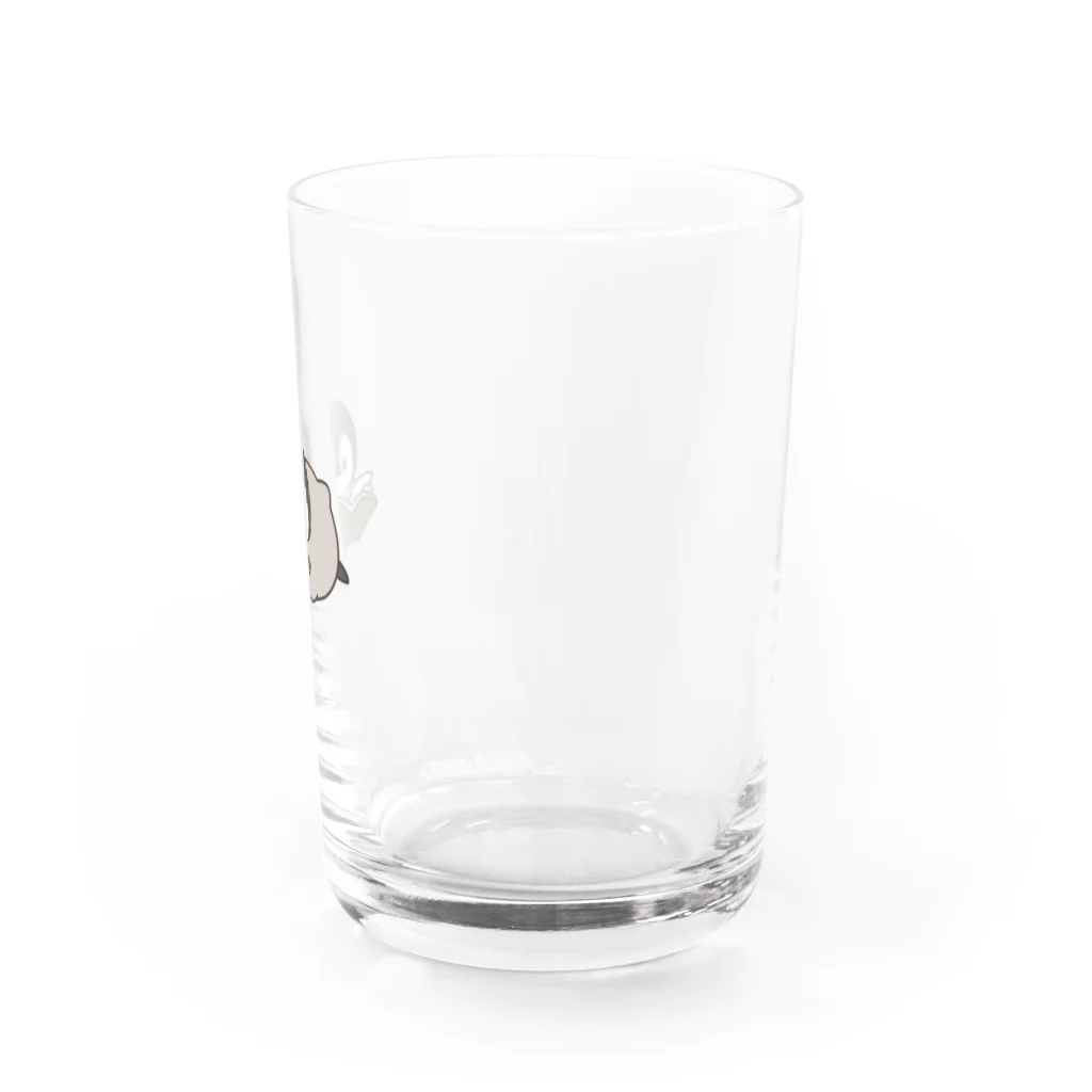 DECORのほのぼの子ペンギン / 読書ver. Water Glass :front