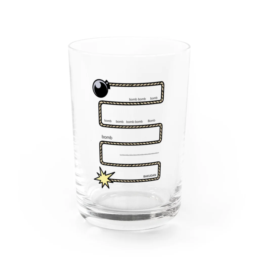 cosmicatiromの爆弾 Water Glass :front