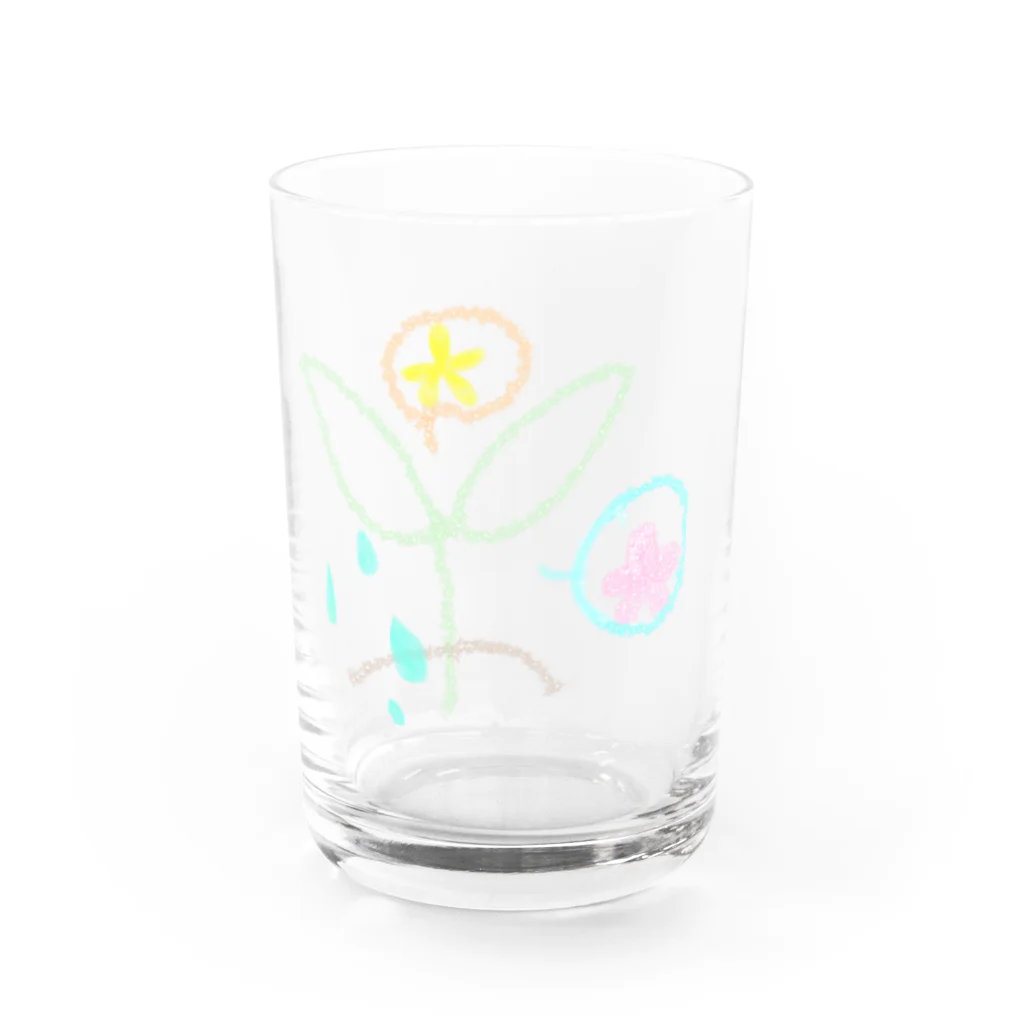 mi_e76のふたばの夢 Water Glass :front