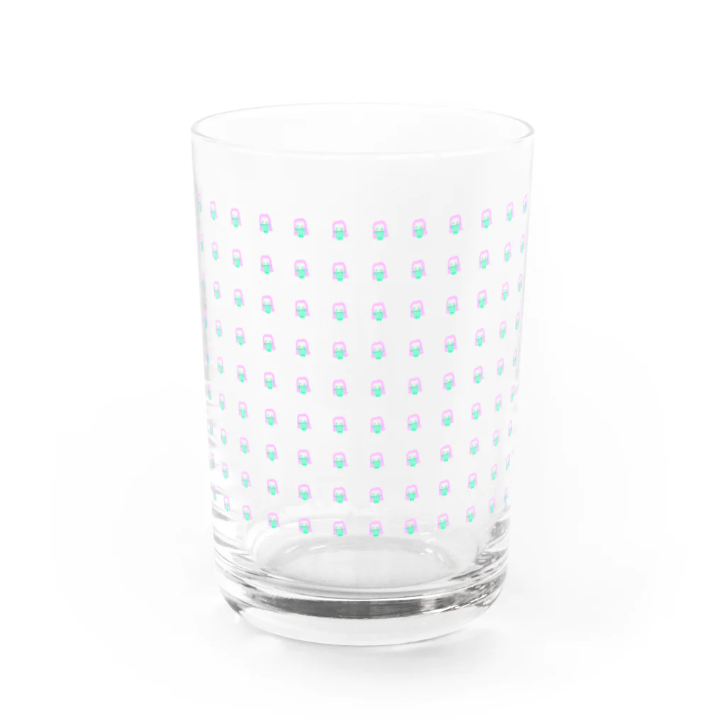 【妖怪高校】妖怪学園高等部 公式のあまびえちゃんの疫病退散グッズ Water Glass :front