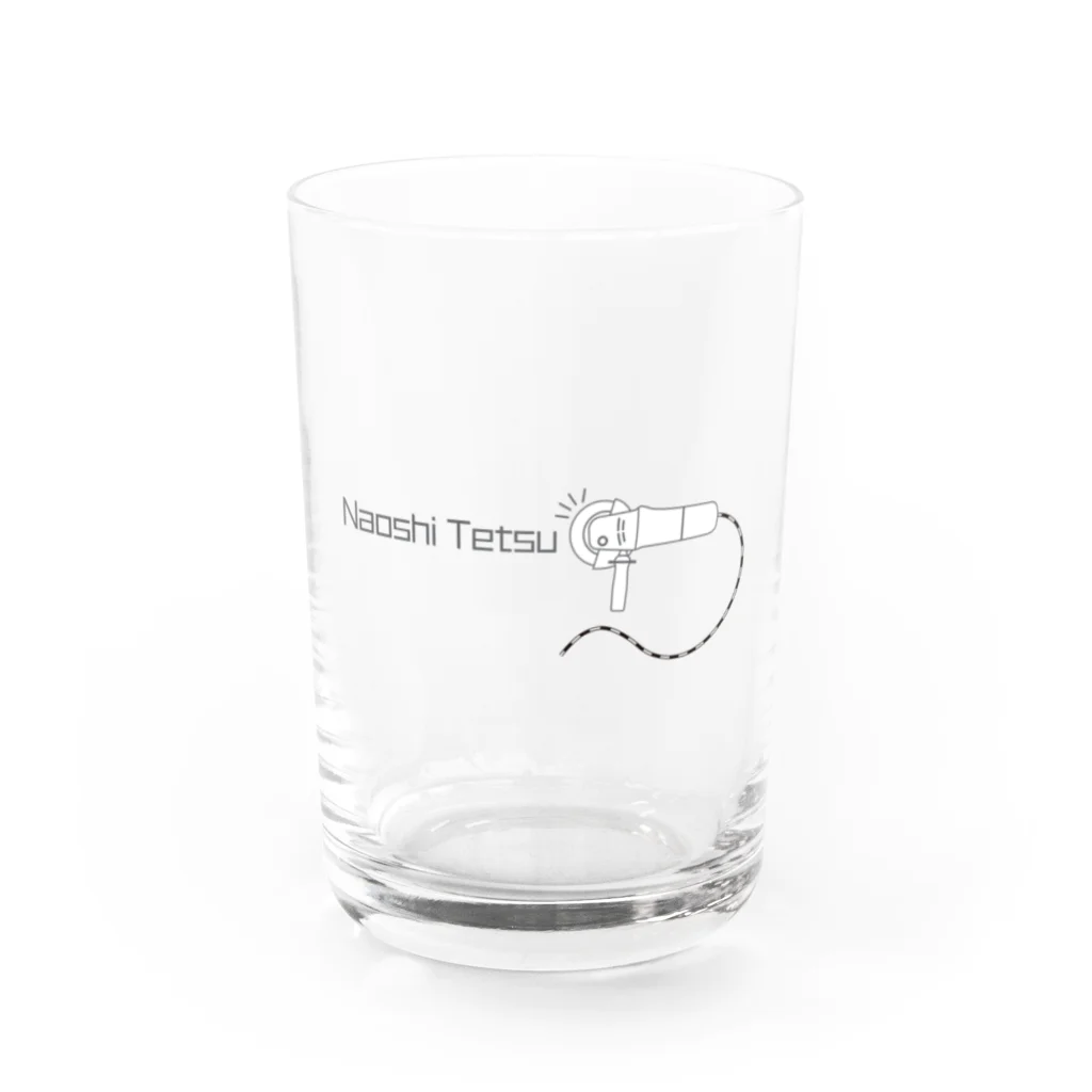 直し鉄工務店の直し鉄英語モノ01 Water Glass :front