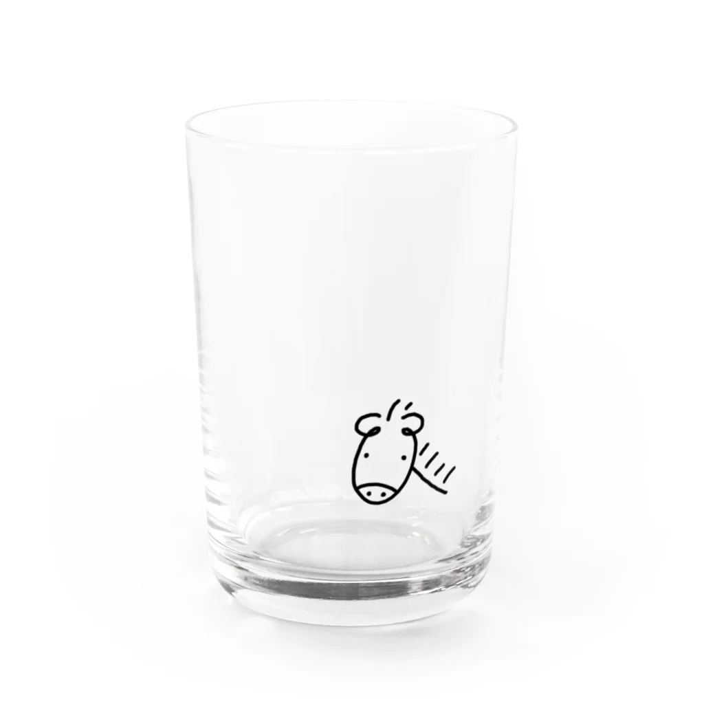 ciiのやさしいうま Water Glass :front