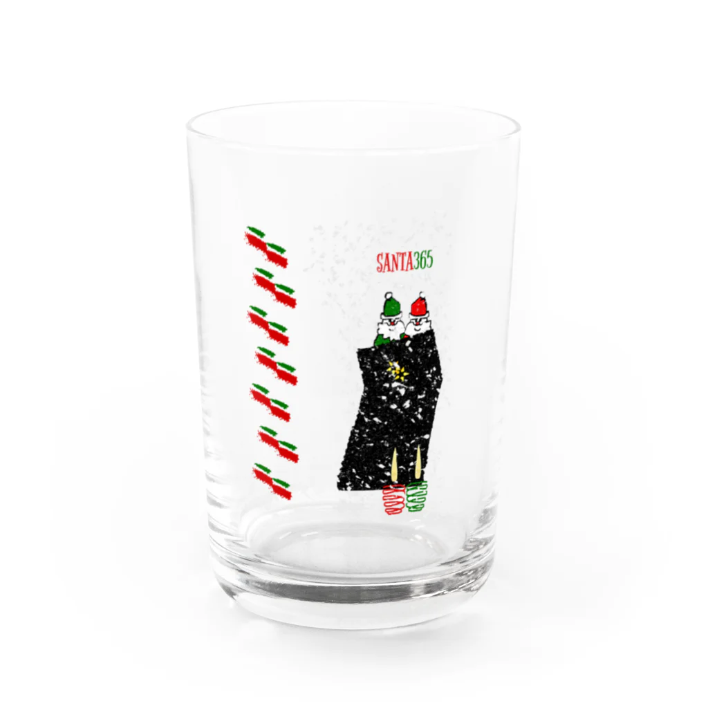 Thank you for your timeのSANTA365 Water Glass :front