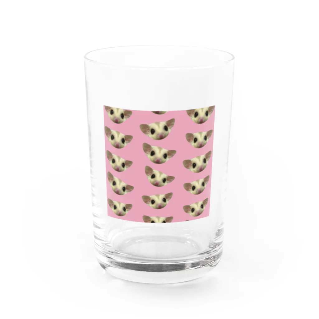 まみふるのお店のフクモモきなこ♥ Water Glass :front