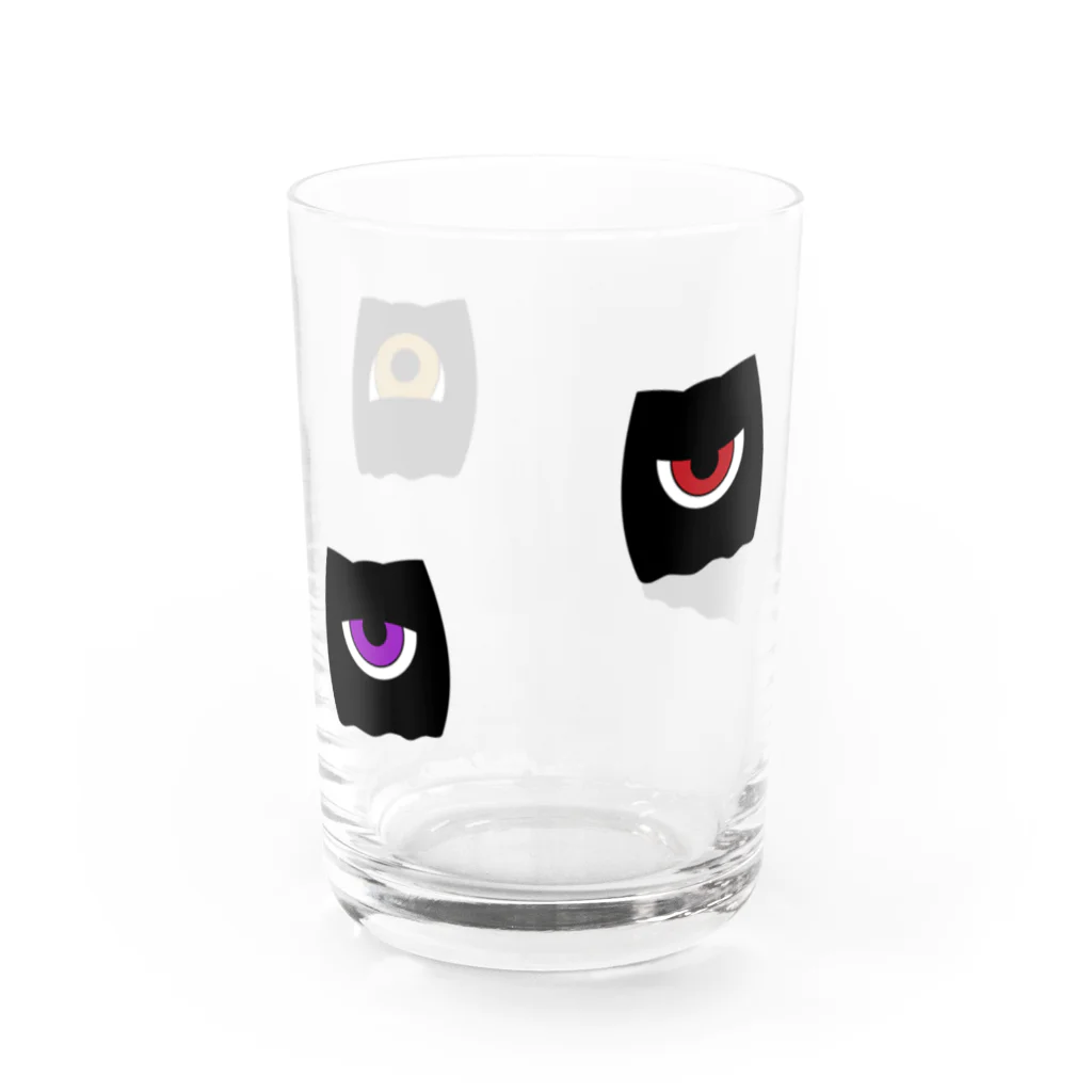 てるねこ。のねこちゃんず。　グラス Water Glass :front