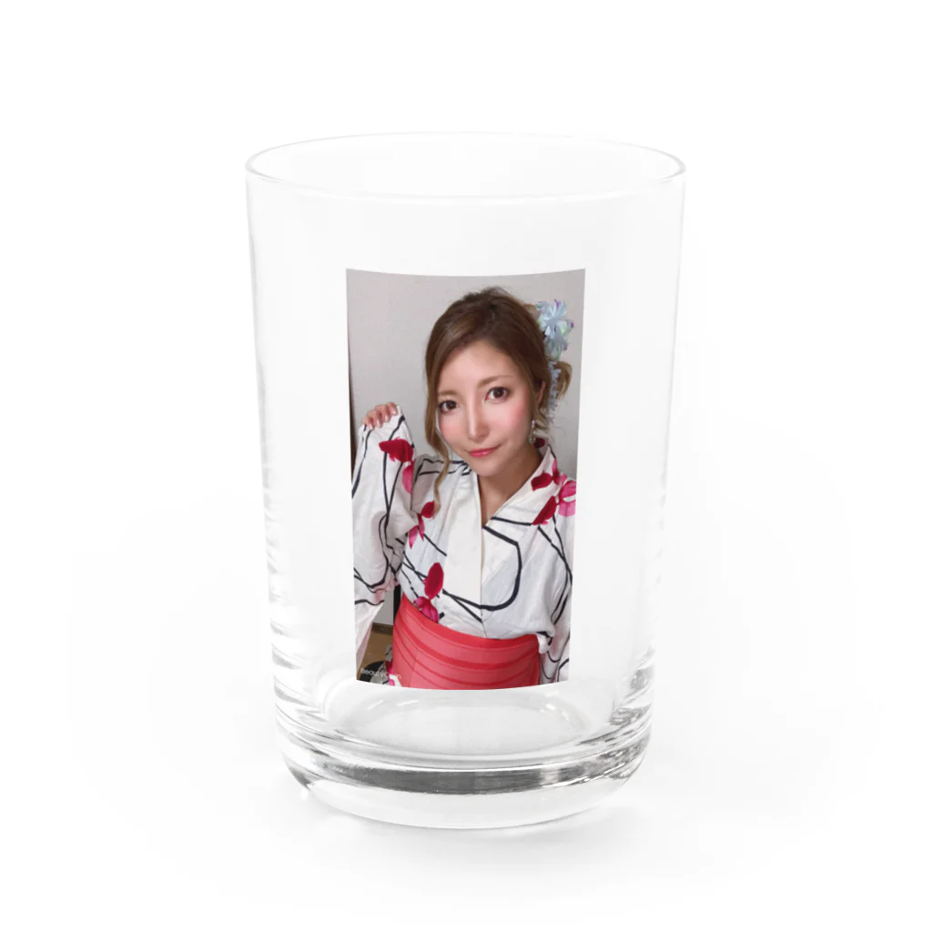 momo_pocochaのももグッズ Water Glass :front