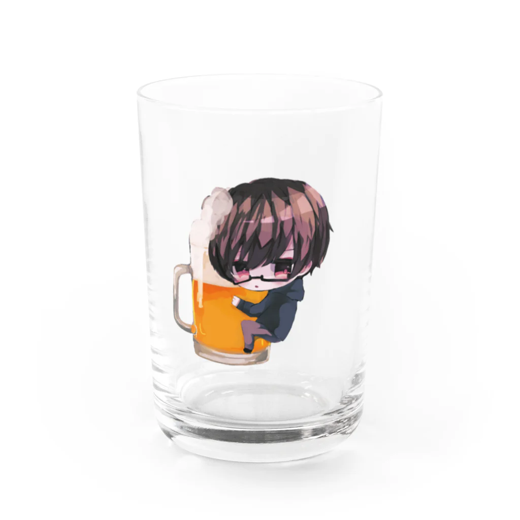 遼@5月 2本 ライブ！！のふじりょ Water Glass :front