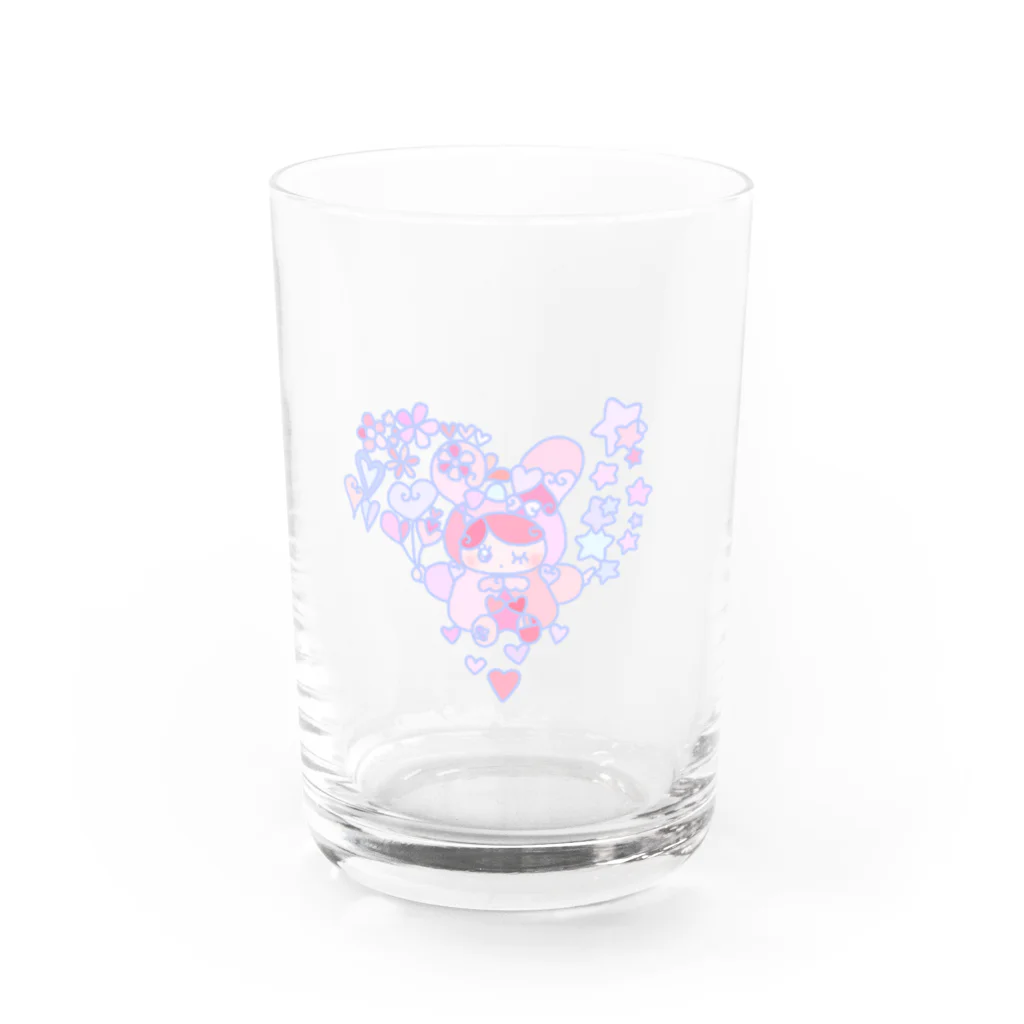 🎀宇佐木 芙和子🎀のゆめかわふわこ Water Glass :front