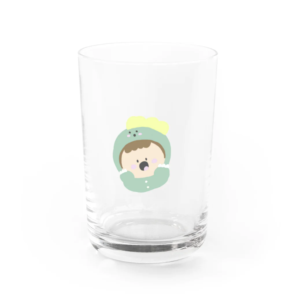 mokumoku___fuwaの恐竜ちゃん🦖 Water Glass :front