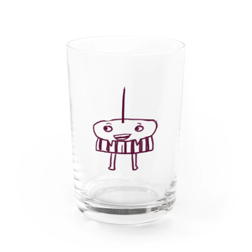 すいか直売店の本田の鬼 Water Glass :front