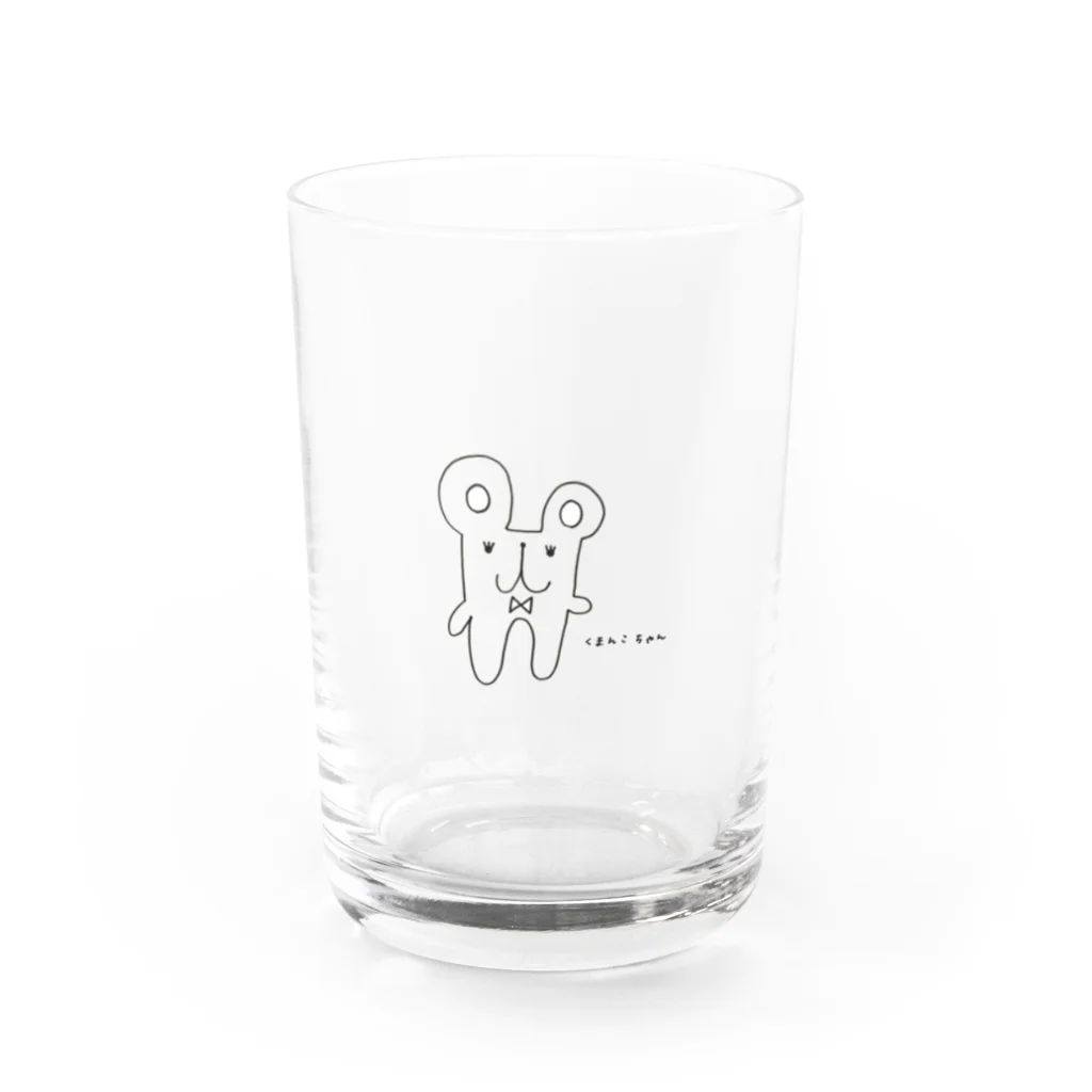 eto.kotoのくまんこちゃん Water Glass :front