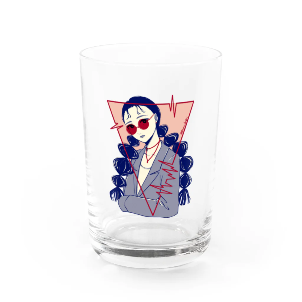 panda to kageの震電 Water Glass :front