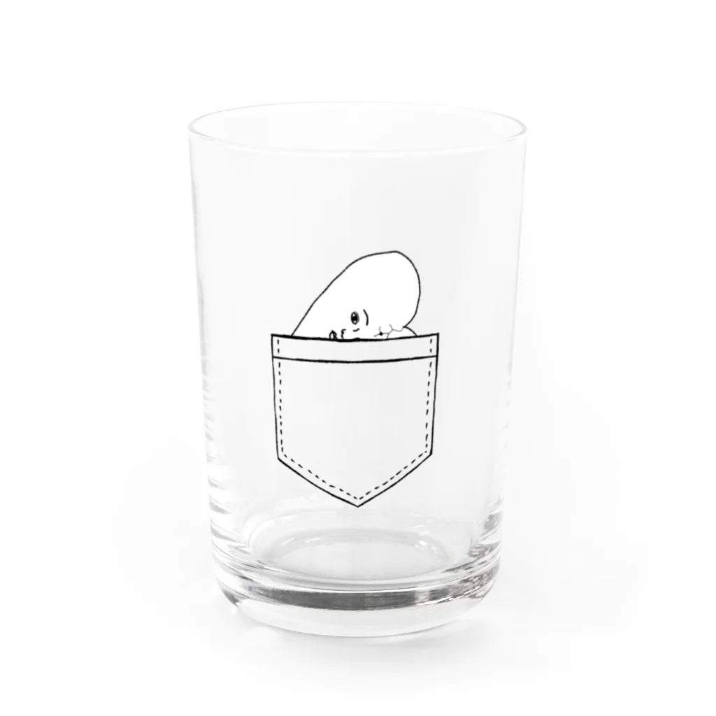 ないものねだりのポケットで放心(片目ver) Water Glass :front