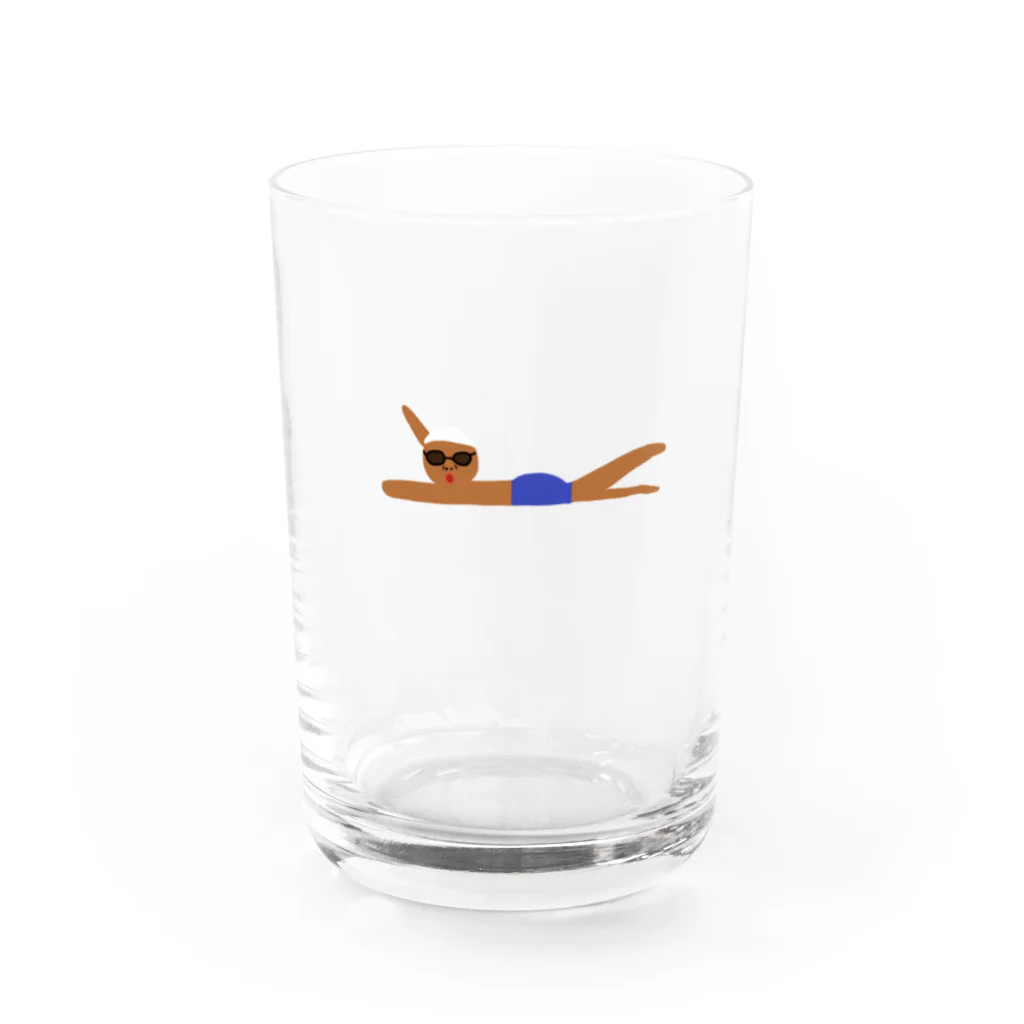 min.eのプールに入れて。 Water Glass :front