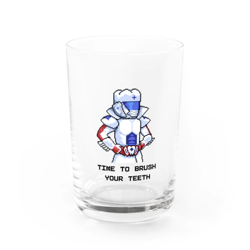 口腔戦士デンタマンの8bit Water Glass :front