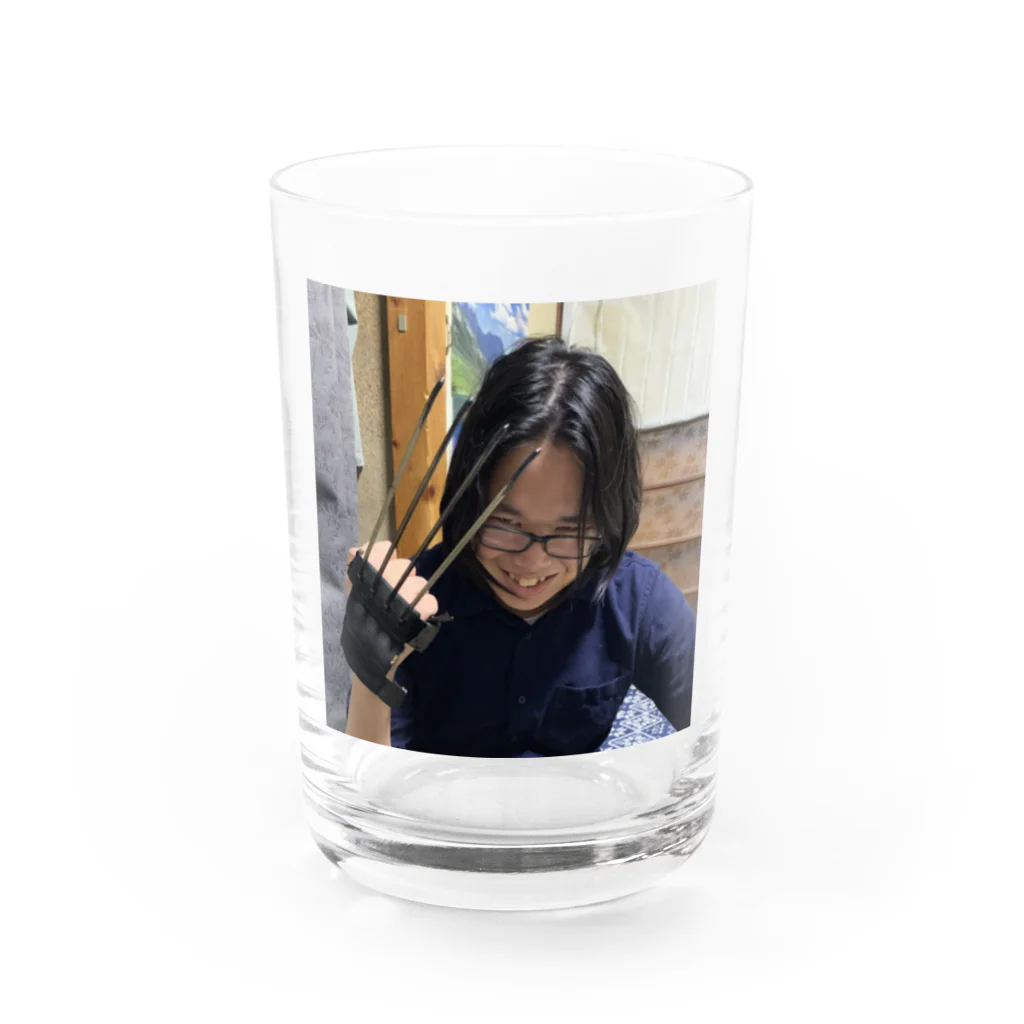 akkieeffectのアイアンクロー秋吉 Water Glass :front