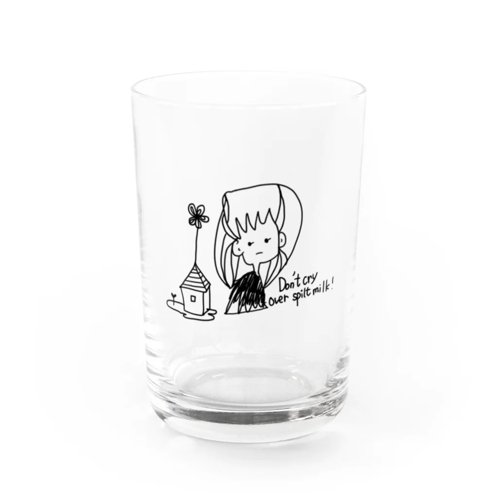 umitotsukino.Risaのクヨクヨしないで！ Water Glass :front