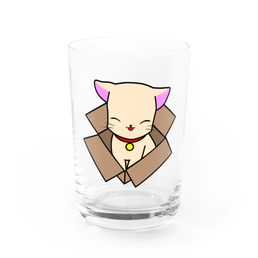 ほぼ動物園の箱入り娘（猫） Water Glass :front