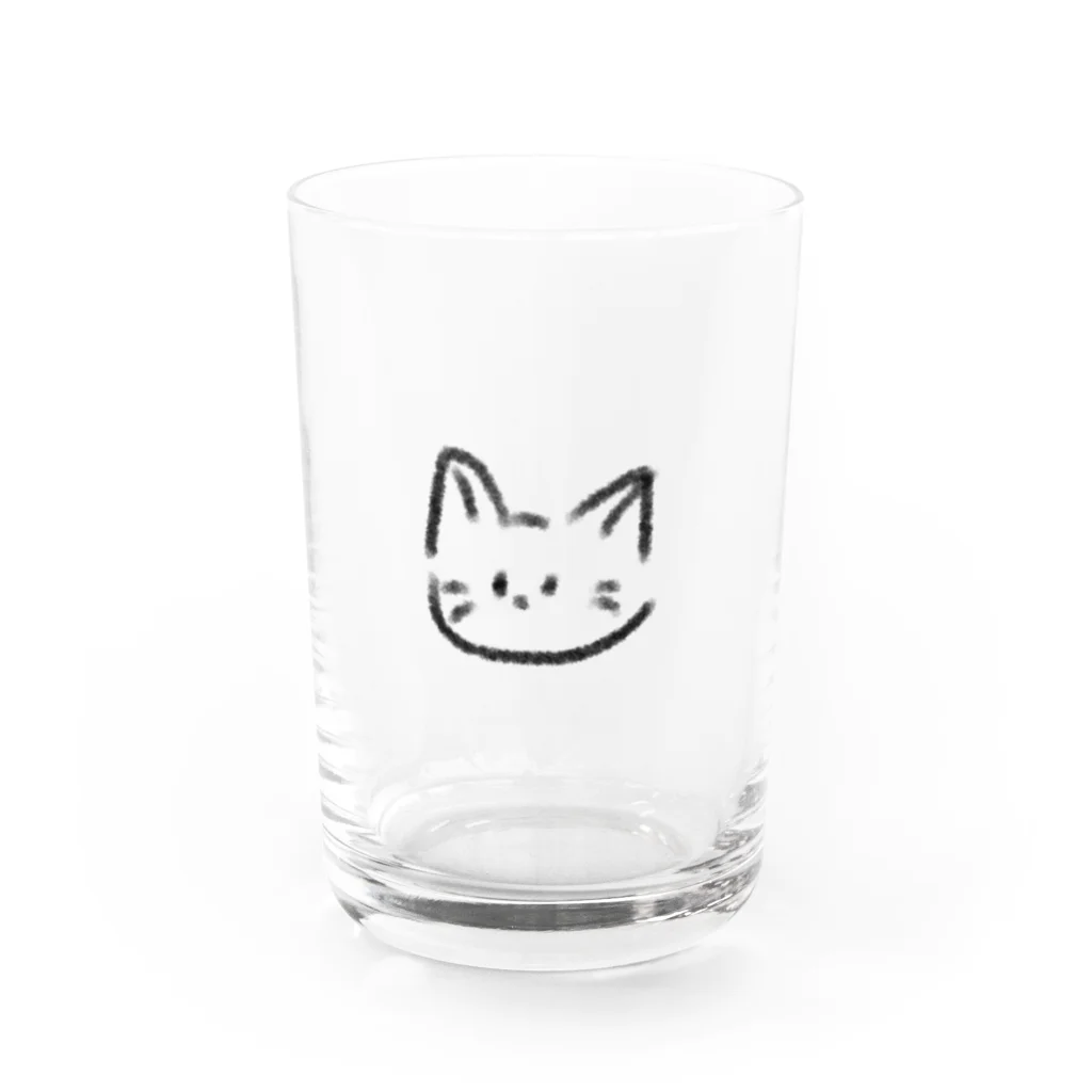 ももにゃんのしんぷるねこ Water Glass :front