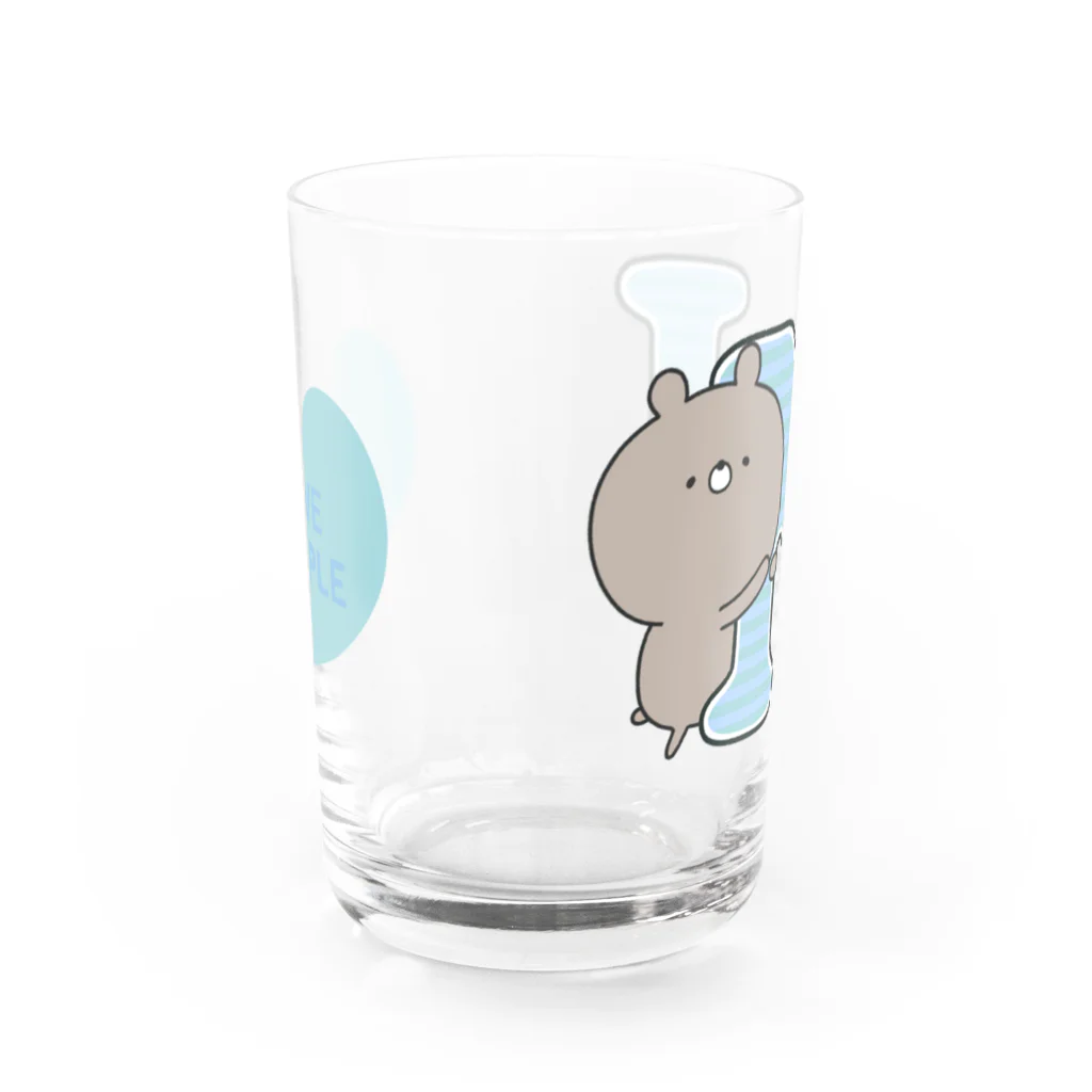 ユウィズのラブカップルくま🧡N Water Glass :front