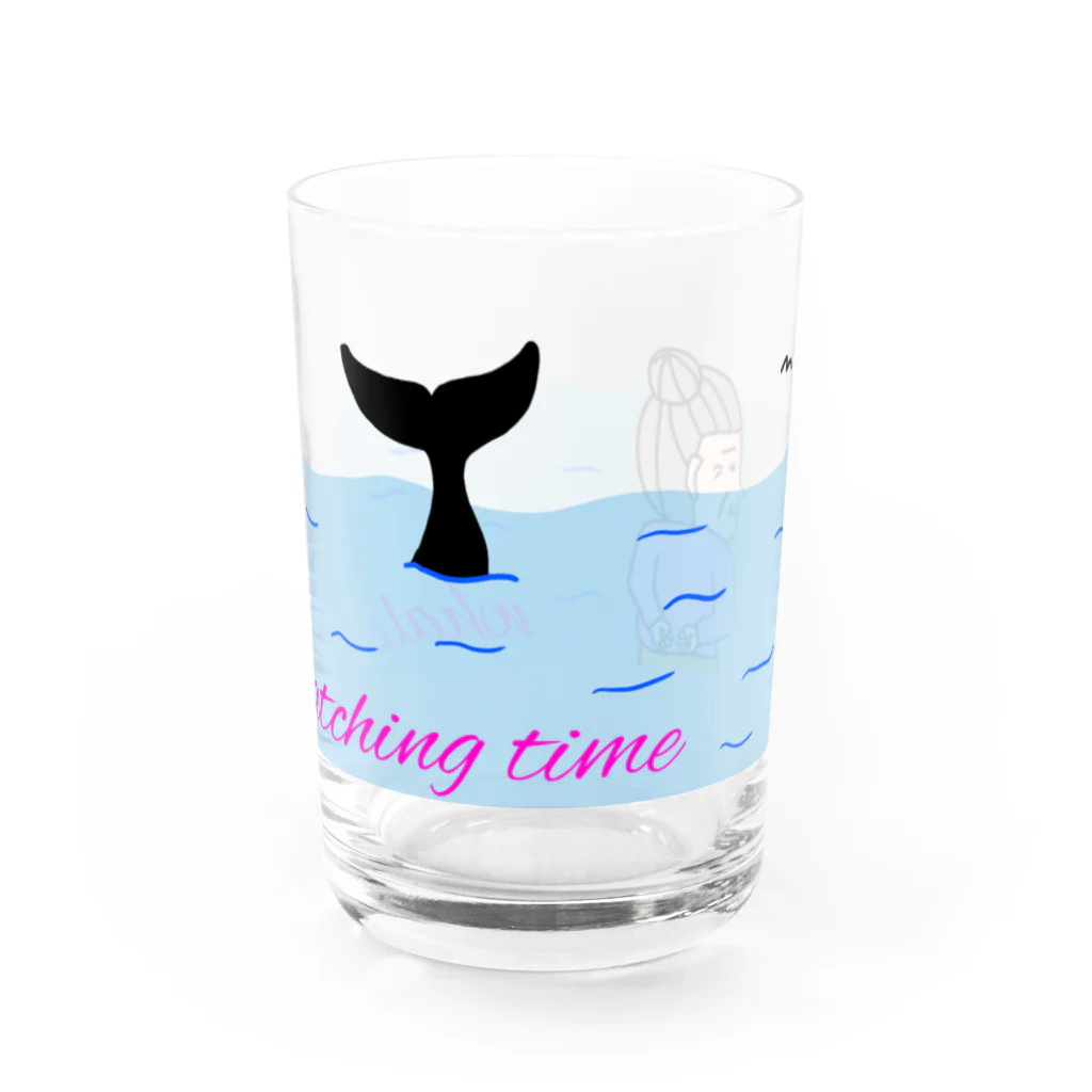 ZAZY official shopのホエールウォッチングタイム Water Glass :front