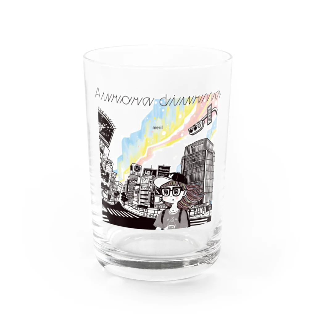 meril_goods_storeの「アウロラ ディウルナ」ジャケデザイングッズ Water Glass :front