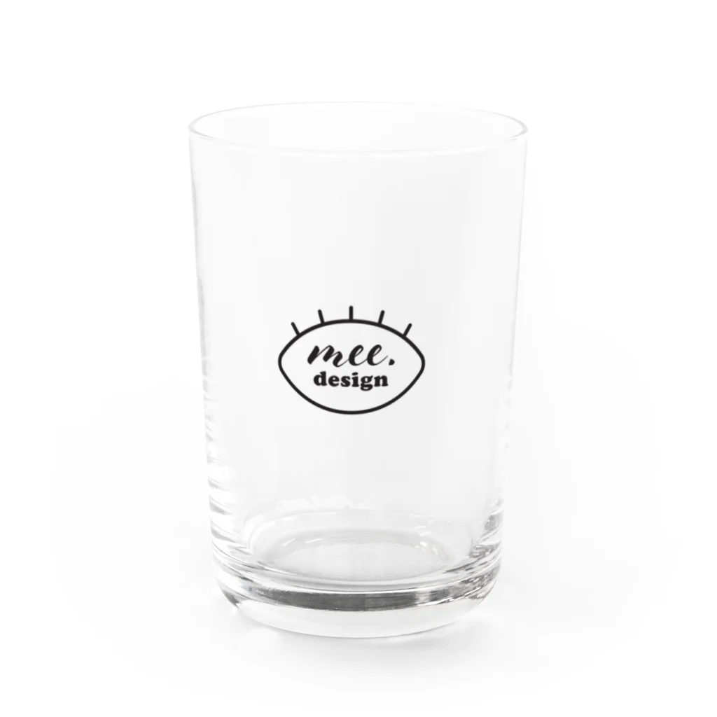 mee.designのmee.design logo Water Glass :front