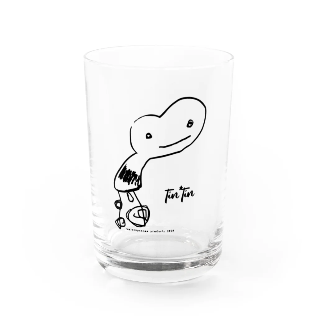 tootennpaapoo products（BarrackLaboLLC）のtin*tinくん Water Glass :front