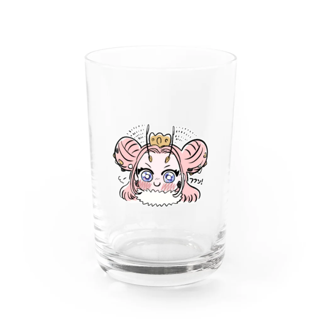 びびハウスのふふん！なびびちゃん Water Glass :front