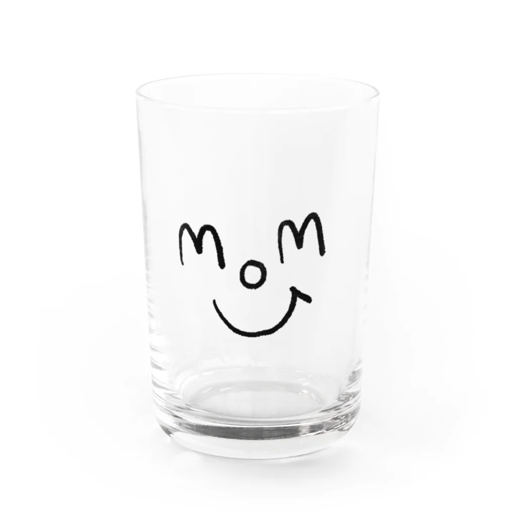山口県タベスタグラムの仲良し家族。【mom】 Water Glass :front