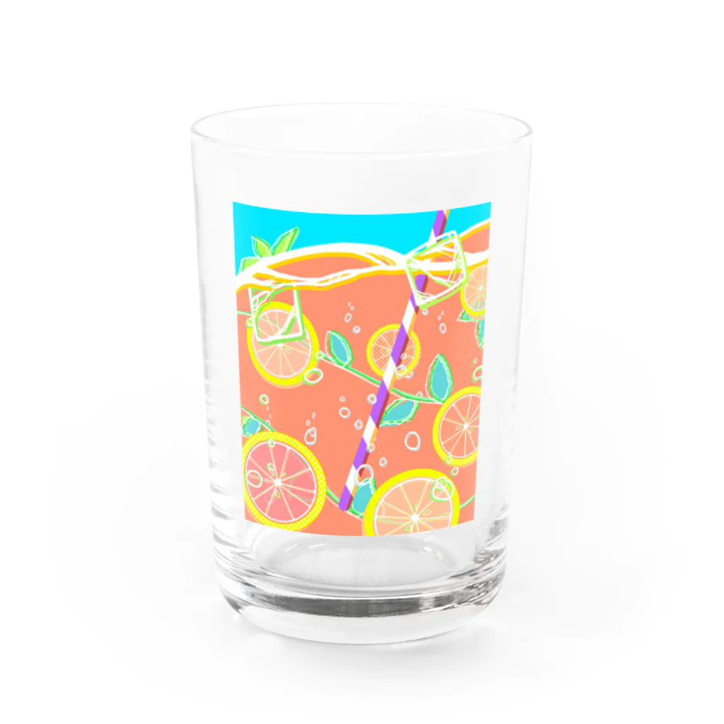 Sourambleのピンクレモネード Water Glass :front