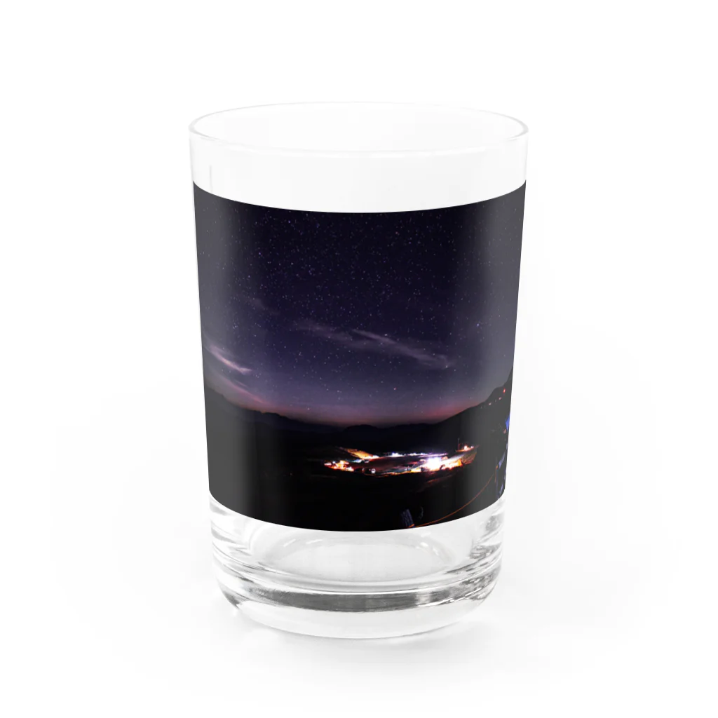 Mdk22の四国カルストの夜 Water Glass :front