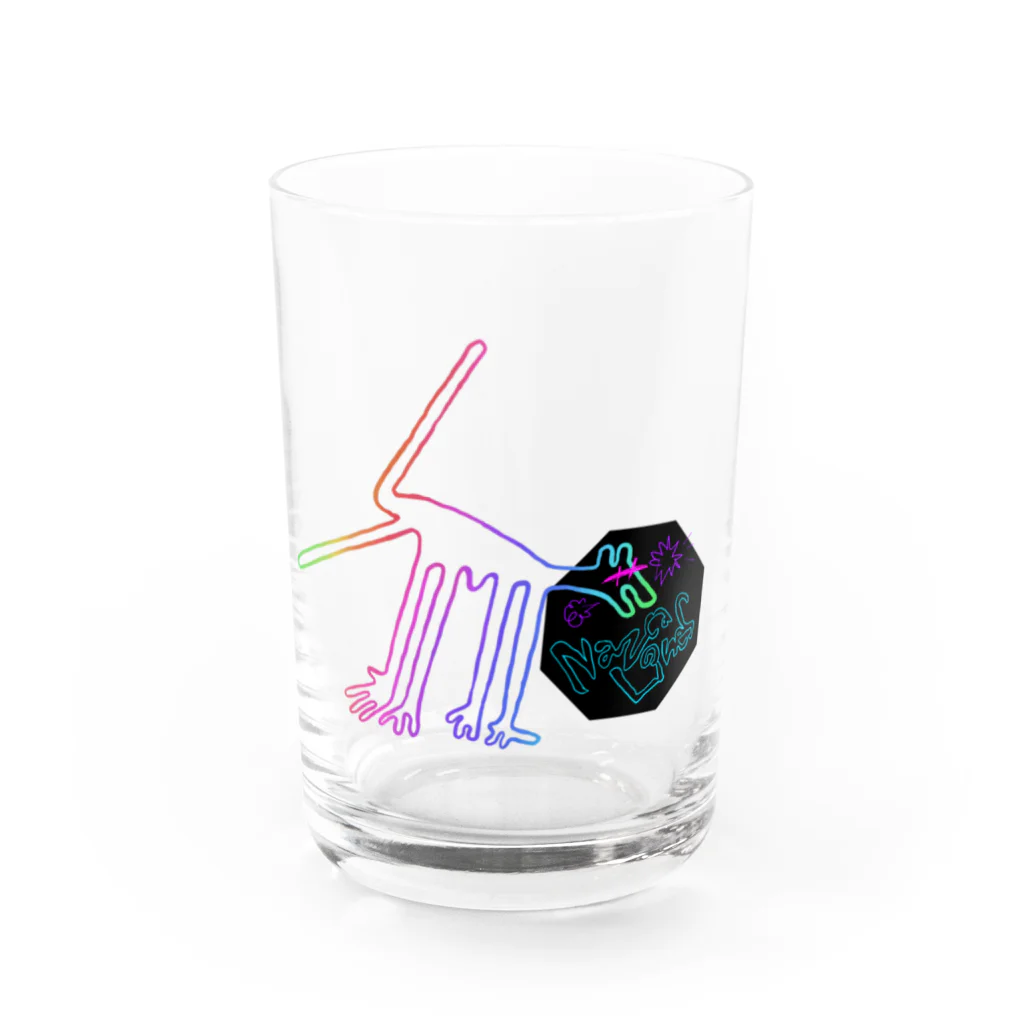 TPWのNazcaLines　Dog Water Glass :front