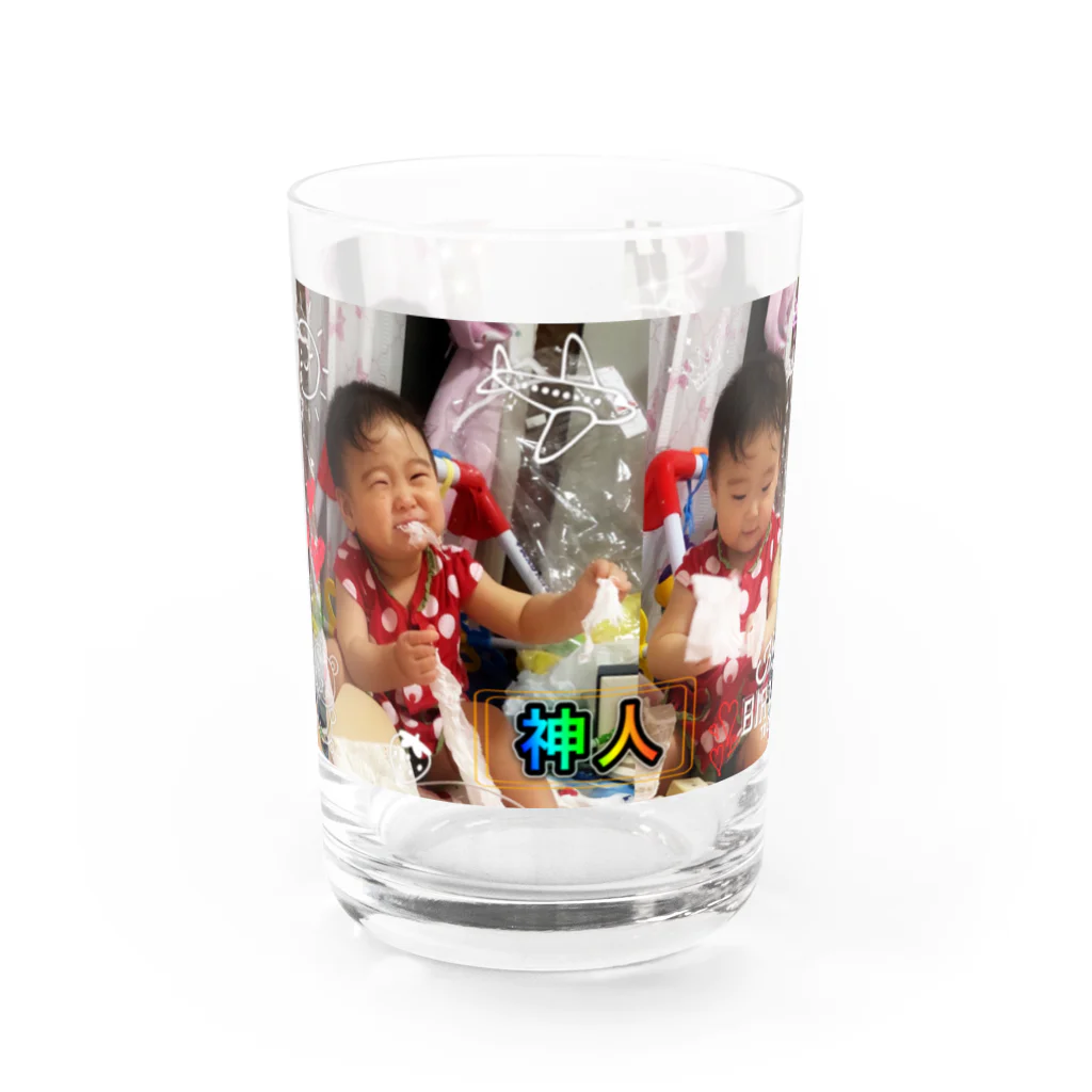 ERiPhoneのいたずら神人 Water Glass :front