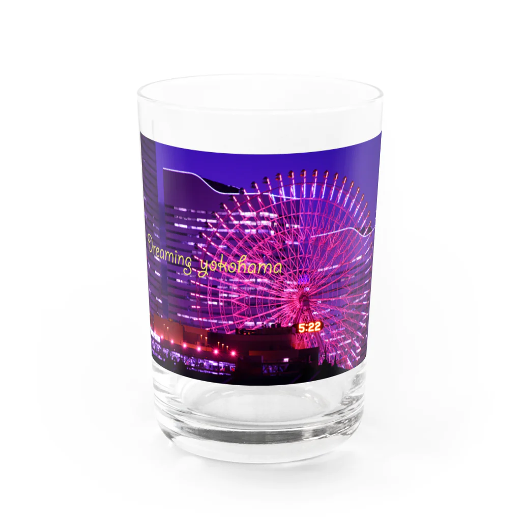 photo-kiokuの横浜夜景４ Water Glass :front