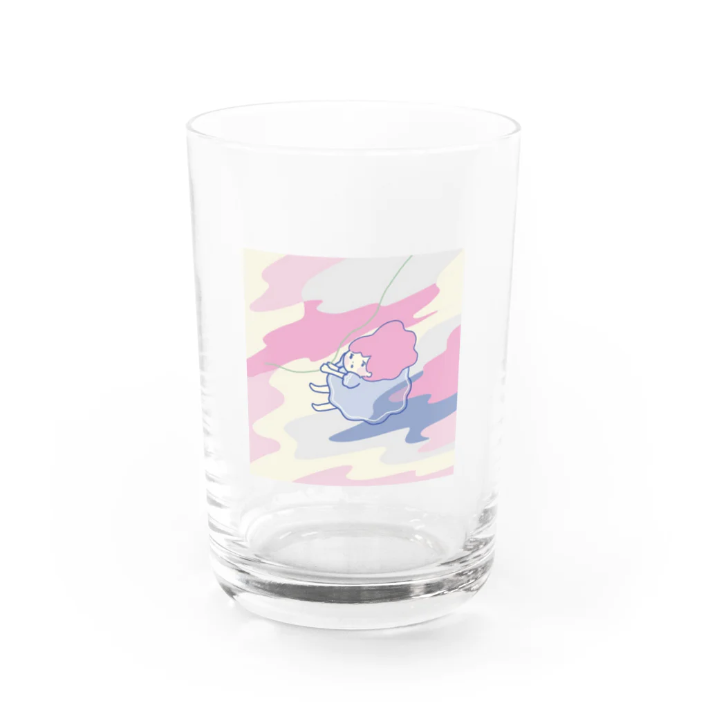 rina hanaの乙女の挑戦 Water Glass :front