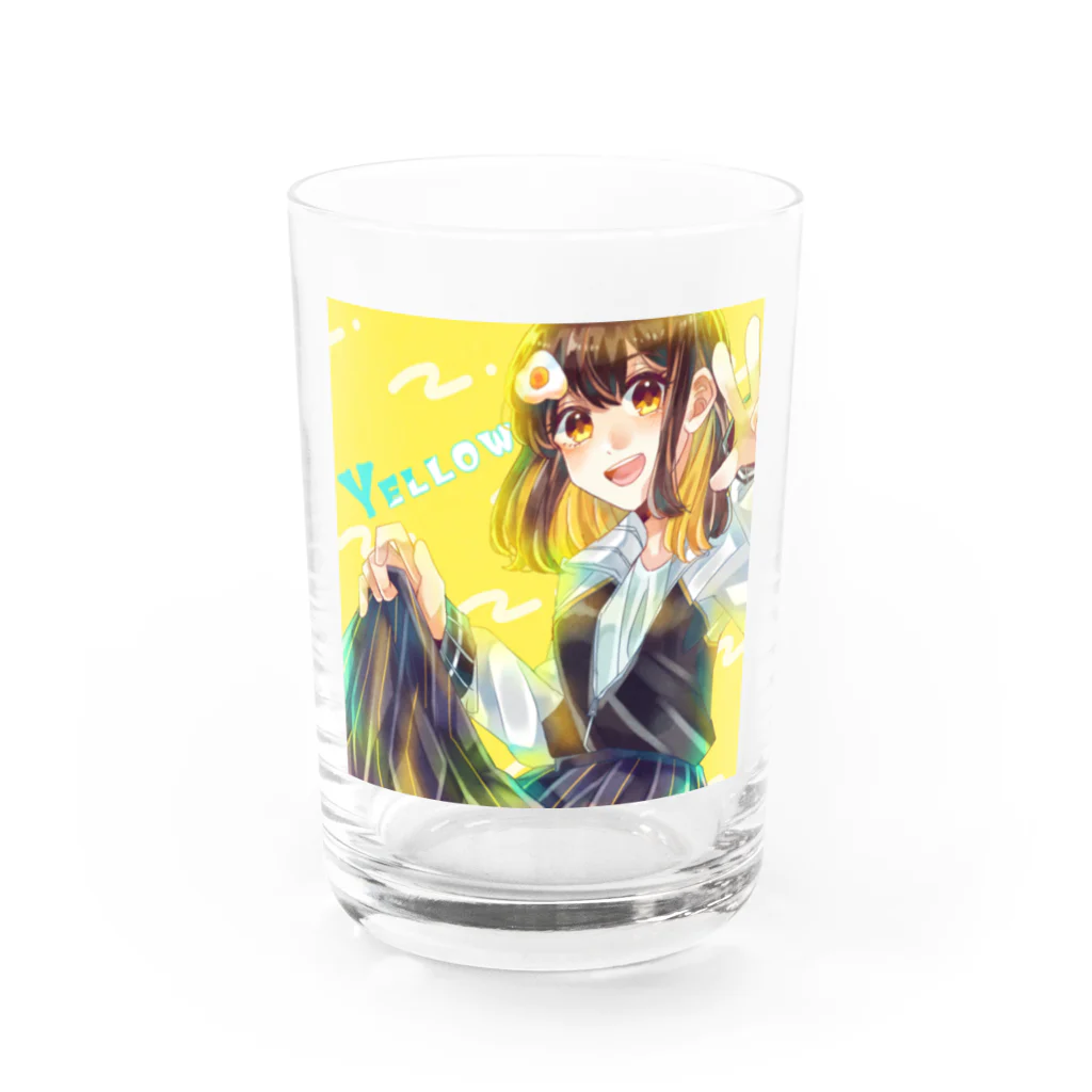 わすれものの💛YELLOW💛 Water Glass :front